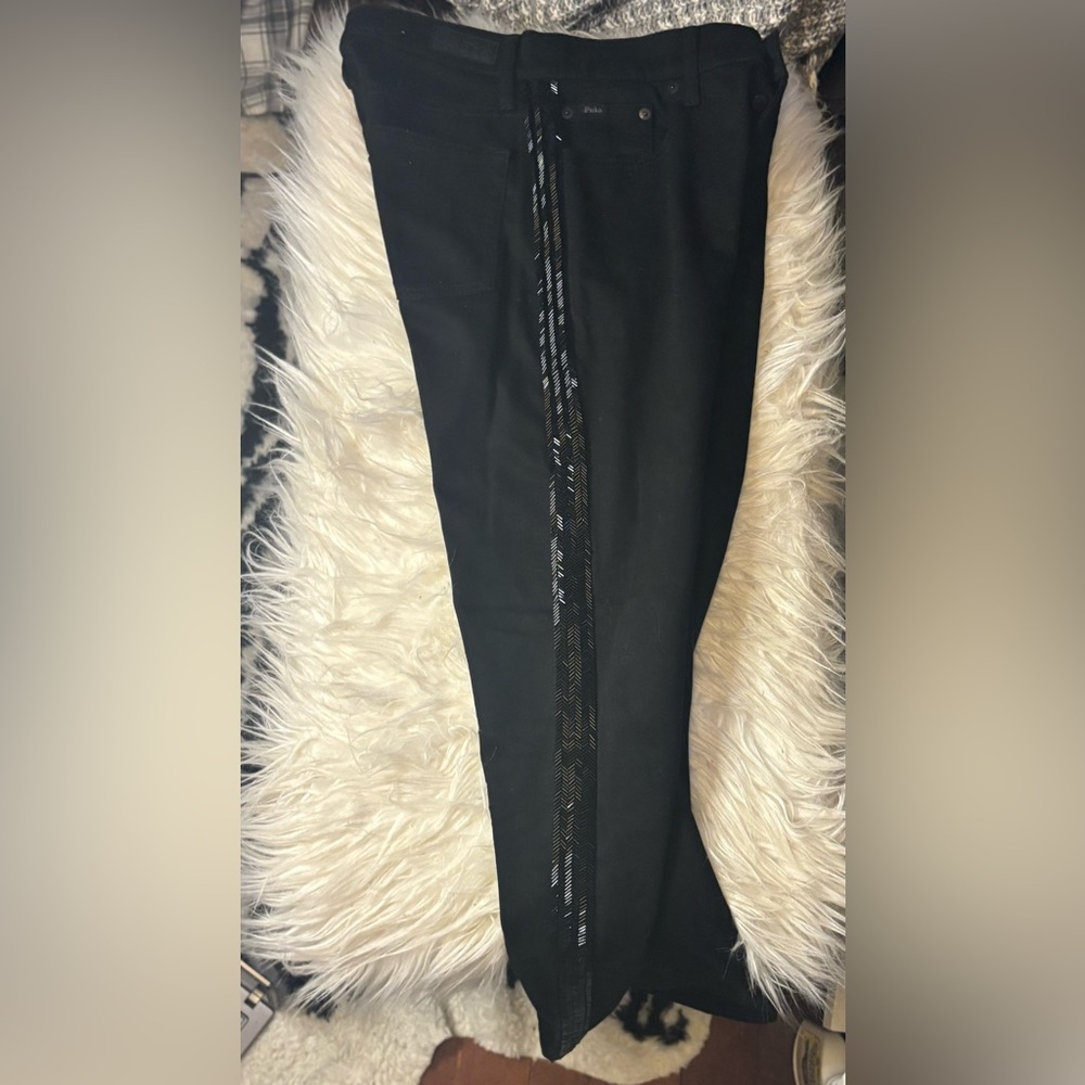 Polo Ralph Lauren Embellished Black Jeans